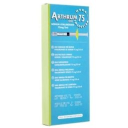 ARTHRUM 2,5% 75MG JER PREC 3ML 155030 ARTHRUM H 2,5 % JERINGA PRECARGADA - HIALURONATO SODICO (2,5 % 75 MG JERINGA 3 ML )