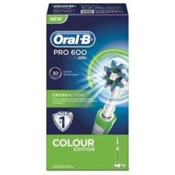 ORAL B CEP PRO600 CROSS ACTION VERDE 174097 CEPILLO DENTAL ELECTRICO RECARGABLE - ORAL B PRO 600 CROSS ACTION (COLOUR VERDE )
