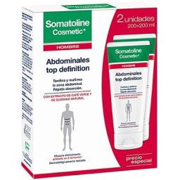 SCH ABDOMINALES TOP DEFINITION 2X200 ML 170160 SOMATOLINE COSMETIC HOMBRE TOP DEFINITION - TTO ABDOMINALES SPORT COOL (200 ML 2 U )