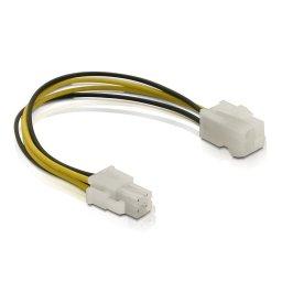 CABLE DE ALIMENTACION 4 PINES MACHO A HEMBRA