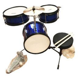 Batería Musical Junior Profesional azul - KAPAXKO
