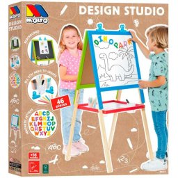 Pizarra Madera Infantil Caballete 2 en 1 - Molto