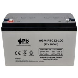 Batería AGM Premium Battery PBC12-100 12V 100Ah