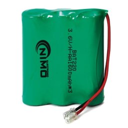 BAT220 PACK BATERIAS RECARGABLES Ni-Mh 3.6V 1600mA 3xAA