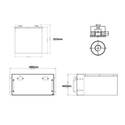Batería LiFePO4 Kaise KBLI242000 25.6V 200Ah