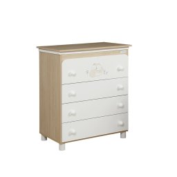 BAÑERA MICUNA B-1940 HAPPY MADERA/BLANCO LUNARES BEIG
