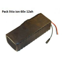 Batería Pack Litio ion 60V 12AH + BMS