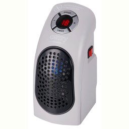 CAMRY CR7715 Mini Calefactor Portátil Cerámico sin Cable, Regulador de Temperatura 15 - 32ºC, Pantalla LED, Temporizador, Bajo Consumo, Silencioso, 700W
