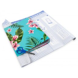 Rollo plastico adhesivo liderpapel 0.50x20 m 80 mc removible