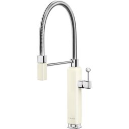 SMEG Grifo de cocina MDF50CR . CremaSobre encimera