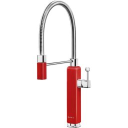 SMEG Grifo de cocina MDF50RD . RojoSobre encimera