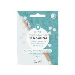Ben&Anna - Pasta de dientes natural en pastillas, sin flúor (+/-100 pastillas)