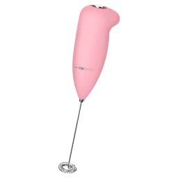 Clatronic MS 3089 - Máquina para hacer espuma de leche, color Rosa Vintage estilo Retro