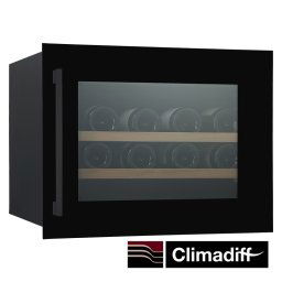 CLIMADIFF Vinoteca empotrable CBI28S1B. Cíclico. Entre 21 y 49 botellas