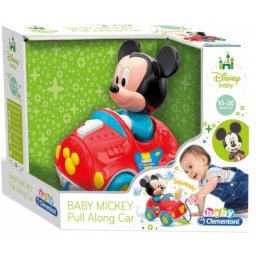 Coche Rojo Mickey Mouse Disney Arrastre Primera Infancia - Mickey