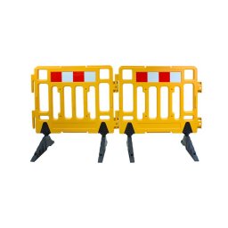 VALLA PORTATIL DE 110 CM AMARILLA