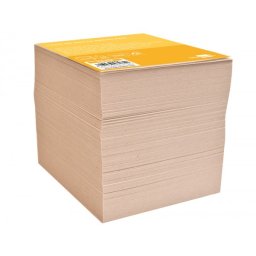 Taco papel liderpapel sin encolar crema 1000 hojas 92x102 mm 70 gr