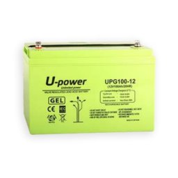 Batería solar Gel 12V 100Ah U-Power Up-G100-12