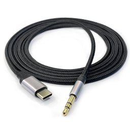 CABLE JACK 3.5mm MACHO A USB-C 1.5m