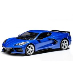 Chevrolet CORVETTE Stingray 2020 Blue Metallic - Ixo Escala 1:43 (MOC316)