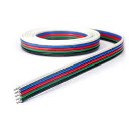 CABLE PLANO 5 VIAS LED RGBW FLAT 24AWG