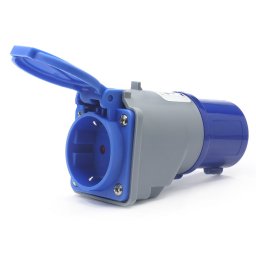 ADAPTADOR CETAC MACHO A SCHUKO HEMBRA