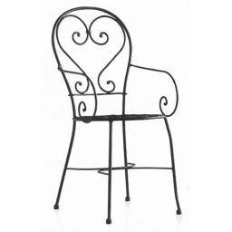 Sillon Forja Jardin Cordoba con Cojin
