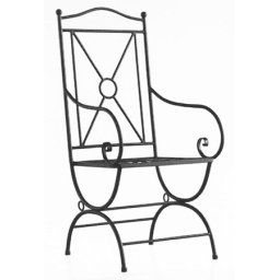 Sillon Forja Jardin Atenas con Cojin