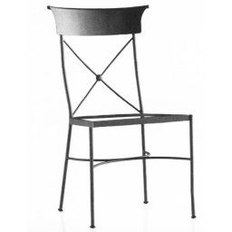 Silla Forja Jardin Florencia con Cojin