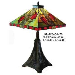 Pie Lampara Cuadro Tiffany P.22