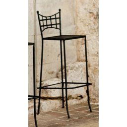 Taburete Forja Creta Con Cojin