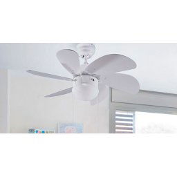 Philips Lighting Bliss Ventilador Techo con Luz LED y Mando 106cm  Blanco/Dorado