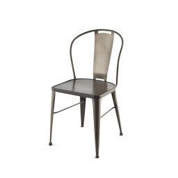 Silla de Exterior en Forja y Chapa Industrial Serie Arcart