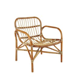 Butaca Sillon Rattan Natural Para Terraza Jardin Serie Aranche
