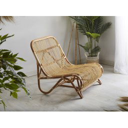 Sillon Diseño Rattan Natural Para Terraza Jardin Serie Aranche
