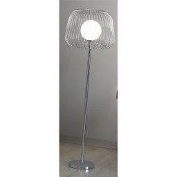 Lampara Decoracion Salon Acero Plata Serie Rainer