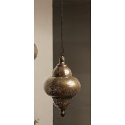 Lampara de Techo Oriental Pequeña en Cobre Serie Charlotte