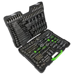 Caja de herramientas 216 piezas vasos hexagonales cromados JBM 54045
