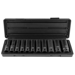 JBM 52342 Set de 11 vasos de impacto hexagonal de 1/2