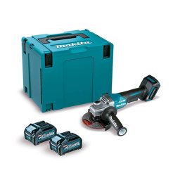 GA013GM201 Miniamoladora Makita BL 40Vmax XGT 125mm Palanca 4Ah 2 bat.