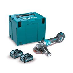 GA029GM201 Miniamoladora Makita BL 40Vmax XGT 125mm Palanca 4Ah 2 bat.