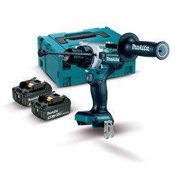 DHP486RTJ Taladro percutor Makita BL 18V LXT 130Nm 5Ah 2 bat. MakPac