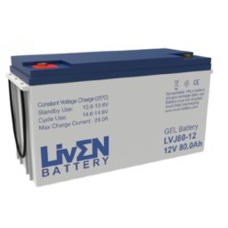 Batería de Gel LVJ80-12 Liven Battery 12V 80Ah