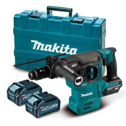 HR009GM201 Martillo Combinado Makita BL 40Vmax XGT 30mm SDS-PLUS 4Ah