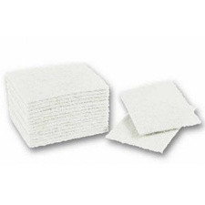 Estropajo de fibra blanca cortada. pack 15 uds.