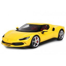 FERRARI 296 GTB Hybrid 830HP V6 2021 Giallo Modena - BBR Escala 1:18 (P18210C)