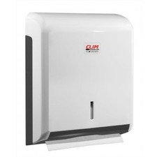 Dispensador portatoallas secamanos zigzag blanco