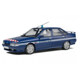 RENAULT 21 Turbo BRI Gendarmerie 1992 Blue - Solido Escala 1:18 (S1807703)