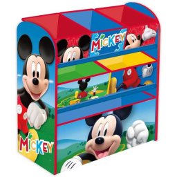 Organizador de Madera Infantil Mickey Disney con 6 cubetas - Mickey