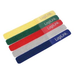 CINTURONES RECOGE CABLES DE VELCRO 180mm COLORES